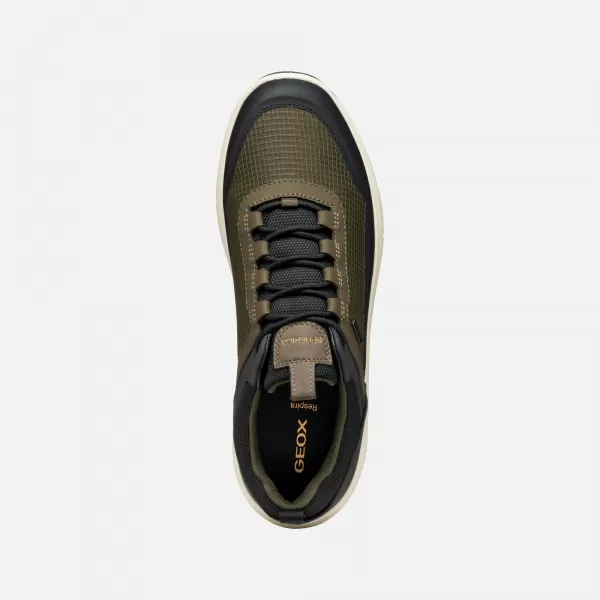 Pánské tenisky GEOX SPHERICA 4X4 B ABX G011286 KHAKI 