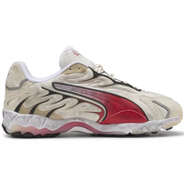  Pánské boty PUMA INHALE DISTRESSED 40453202 ALPINE SNOW/FOR ALL TIME RED 