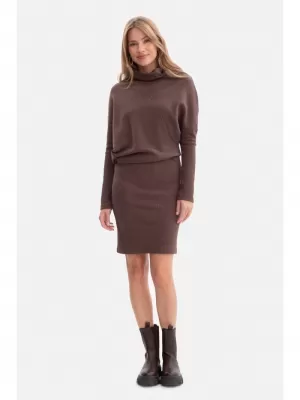 Dámské šaty BEWEAR B309 BROWN
