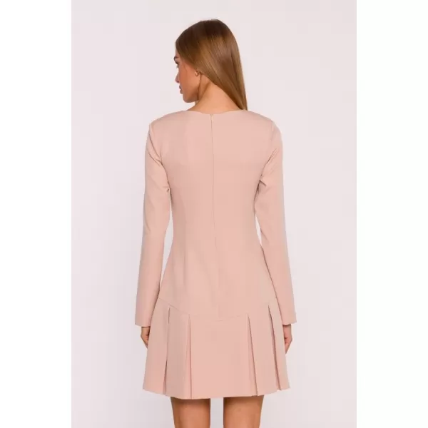  Dámské šaty MOE M872 BEIGE 