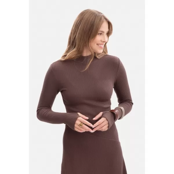  Dámské šaty BEWEAR B299 BROWN 