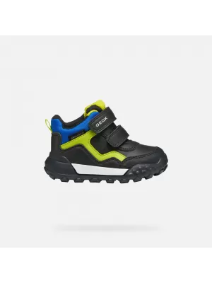 Chlapci první kroky GEOX TREKKYUP ABX B566LB0MEFUC9299 ČERNÁ