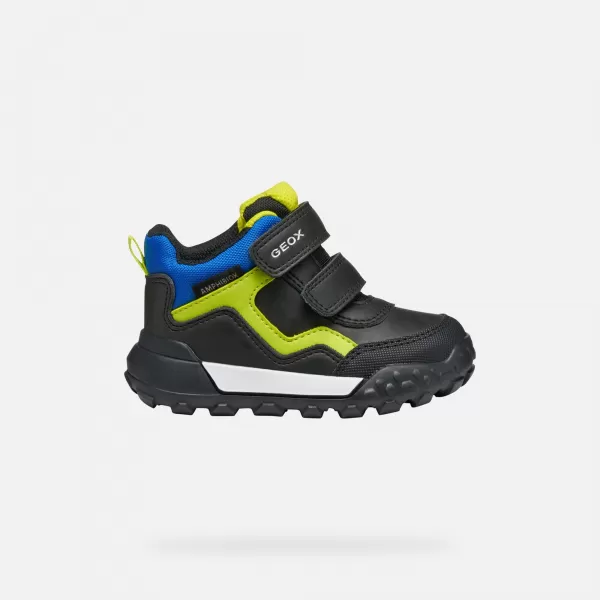  Chlapci první kroky GEOX TREKKYUP ABX B566LB0MEFUC9299 ČERNÁ 