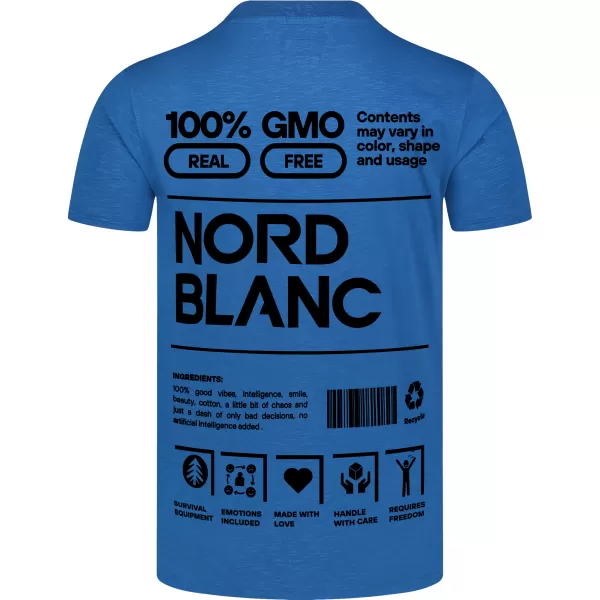  Pánské triko NORDBLANC CERTAINTY NBSMT8165 MODRÁ 
