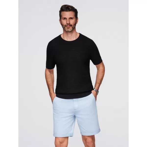 Pánské triko OMBRE OM-TSCT-0253 BLACK 