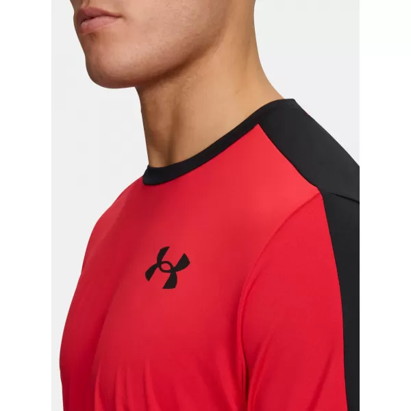  Pánské triko UNDER ARMOUR UA HG WORDMARK SS 6007758-600 ČERVENÁ 