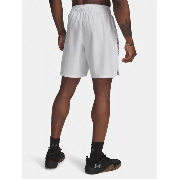  Pánské kraťasy UNDER ARMOUR UA TECH WOVEN WORDMARK SHORT 1383356-023 ŠEDÁ 