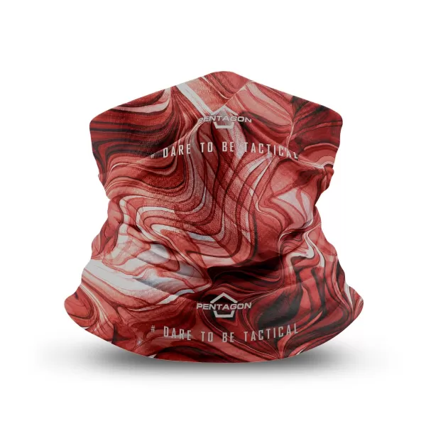  Nákrčník PENTAGON SKIRON LIQUID K14013 MAROON RED 