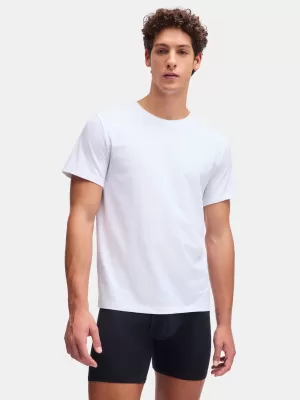 Pánské triko UNDER ARMOUR M UA PERF COTTON CREW NECK-2PK 6007621-100 WHITE