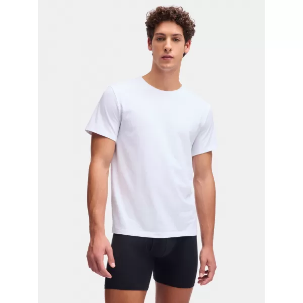  Pánské triko UNDER ARMOUR M UA PERF COTTON CREW NECK-2PK 6007621-100 WHITE 