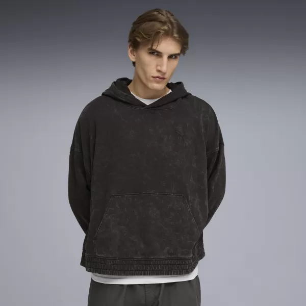  Pánská mikina PUMA FUTURE PUMA ARCHIVE BOXY WASHED HOODIE TR 63207901 PUMA BLACK 
