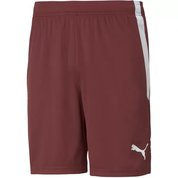  Pánské kraťasy PUMA TEAMLIGA SHORTS 704924_09 CORDOVAN/PUMA WHITE 