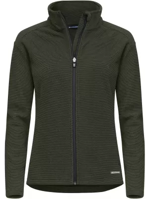 Dámská fleecová mikina CUTTER & BUCK | HUNTS FLEECE FZ WOMEN IVY GREEN