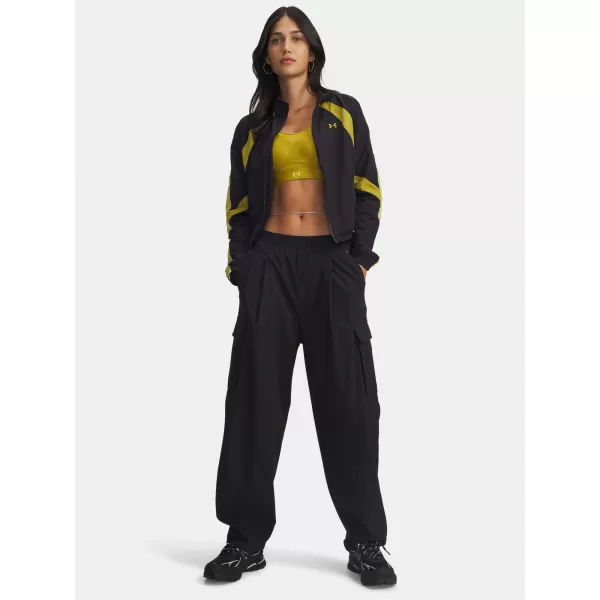  Dámské sportovní kalhoty UNDER ARMOUR UA UNSTOPPABLE RSTOP CARGO 6007025-001 ČERNÁ 