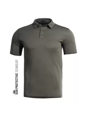 Pánské triko s límečkem PENTAGON VANQUISH POLO SHIRT K09048 BROWN GREY