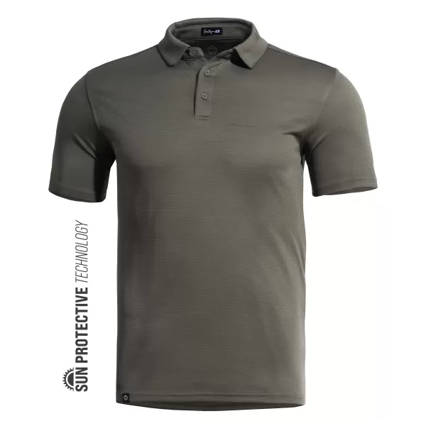  Pánské triko s límečkem PENTAGON VANQUISH POLO SHIRT K09048 BROWN GREY 