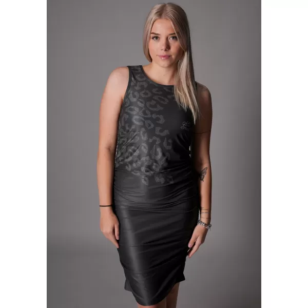  Dámské šaty premium ALTISPORT VOJ/ALW047SAT03 ČERNÁ 