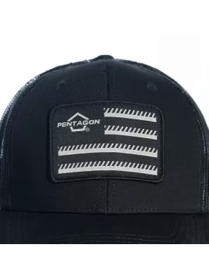 Čepice PENTAGON WILLS TRUCKERS TWILL CAP K13055 BLACK