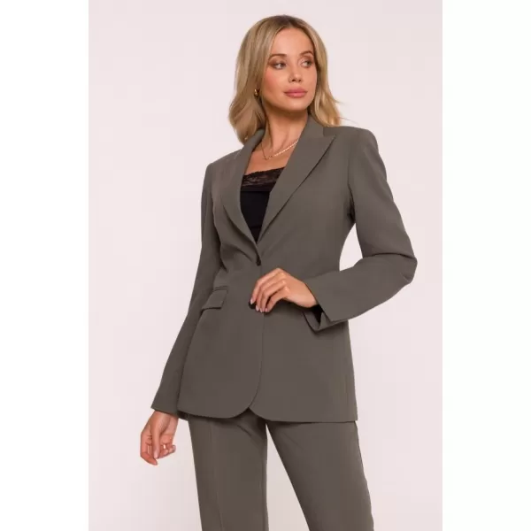  Dámské sako STYLOVE S417 KHAKI 