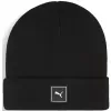 Čepice PUMA WARDROBE ESS HIGH CROWN BEANIE 02640901 PUMA BLACK