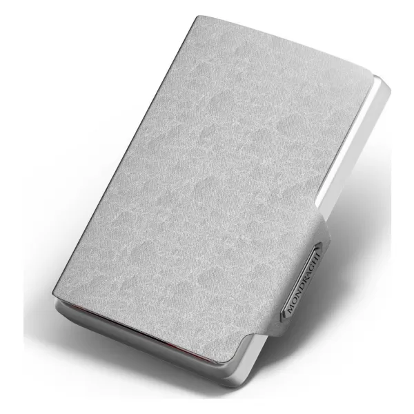  Peněženka MONDRAGHI SAFFIANO SILVER 