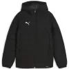 Dětské bunda PUMA TEAMADDITIONS HOODED PADDED JACKET JR 65973803 PUMA BLACK/PUMA SILVER