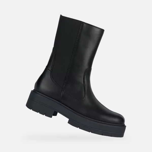  Dámská kotníková obuv GEOX G004255 ČERNÁ 