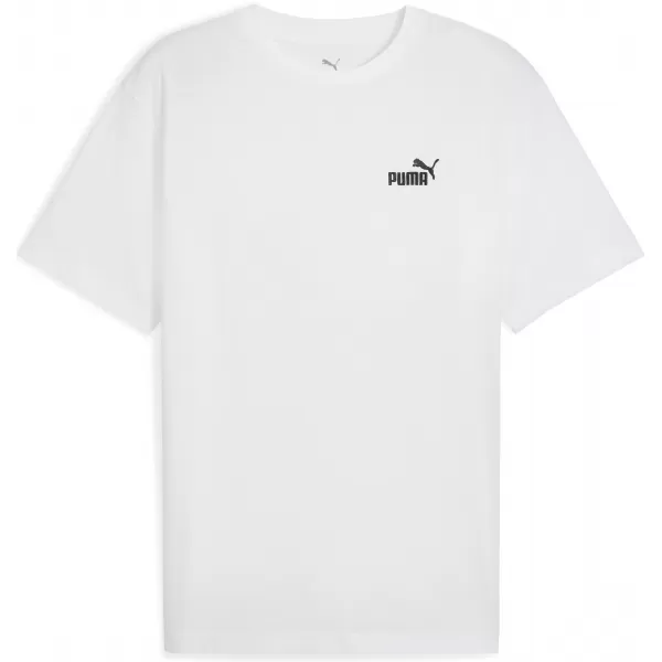  Pánské triko PUMA ESS RELAXED SMALL NO  1 LOGO TEE 68915302 PUMA WHITE 