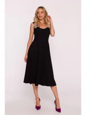 Dámské šaty STYLOVE S424 BLACK