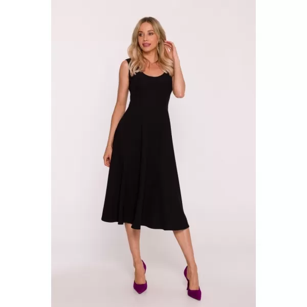  Dámské šaty STYLOVE S424 BLACK 