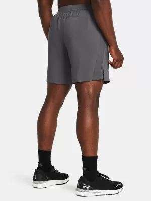 Pánské kraťasy UNDER ARMOUR UA LAUNCH 7'' SHORTS 1382620-025 ŠEDÁ