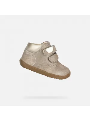 Dívky první kroky GEOX MACCHIA B164PC07722C9006 BÉŽOVÁ