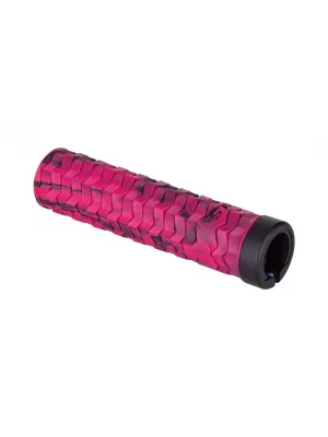 Rukojeti KLS POISON SINGLE LockON, pink/black BLUE