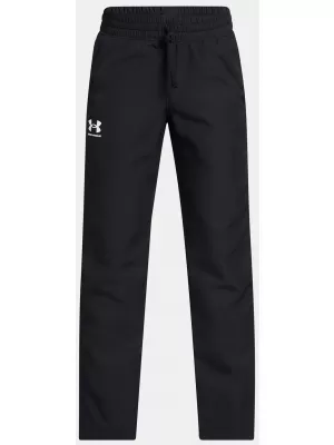 Chlapecké sportovní kalhoty UNDER ARMOUR UA B RIVAL WVN PANT 1390155-001 ČERNÁ
