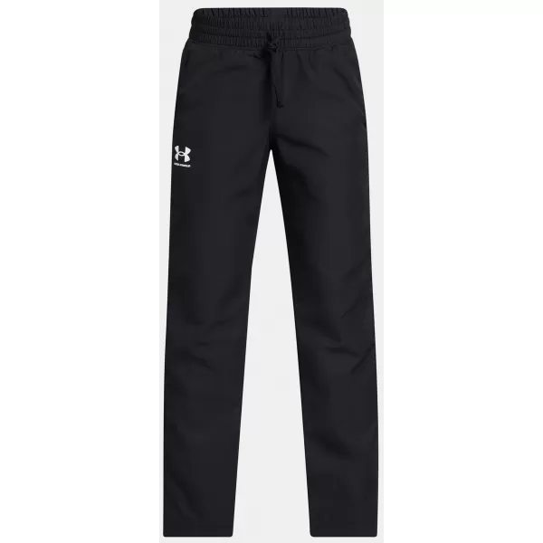  Chlapecké sportovní kalhoty UNDER ARMOUR UA B RIVAL WVN PANT 1390155-001 ČERNÁ 