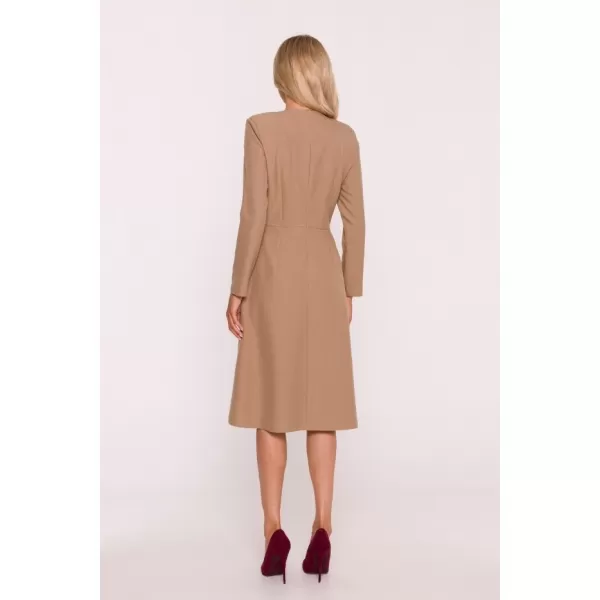  Dámské šaty STYLOVE S413 BEIGE 