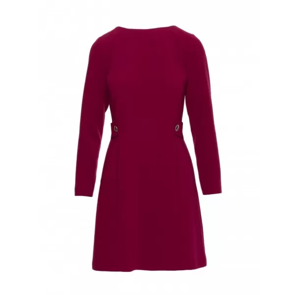  Dámské šaty STYLOVE S419 MAROON 