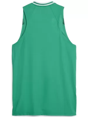 Pánské tílko PUMA HOOPS TEAM GAME JERSEY 67662806 PEPPER GREEN