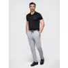 Pánské kalhoty OMBRE OM-PACP-0116 NEW LIGHT GREY