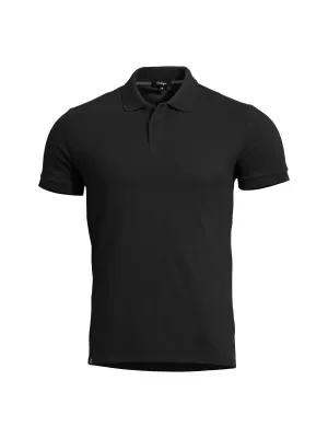 Pánské triko s límečkem PENTAGON MOTH PIQUET POLO SHIRT K09047 BLACK