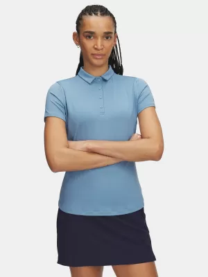 Dámské triko UNDER ARMOUR UA PLAYOFF SS POLO 1383612-418 MODRÁ