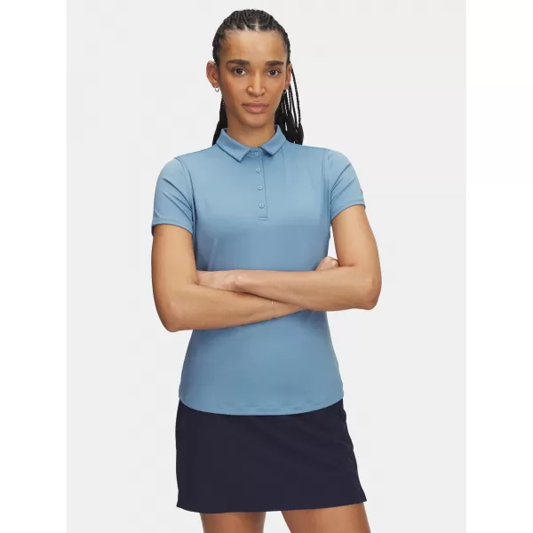  Dámské triko UNDER ARMOUR UA PLAYOFF SS POLO 1383612-418 MODRÁ 