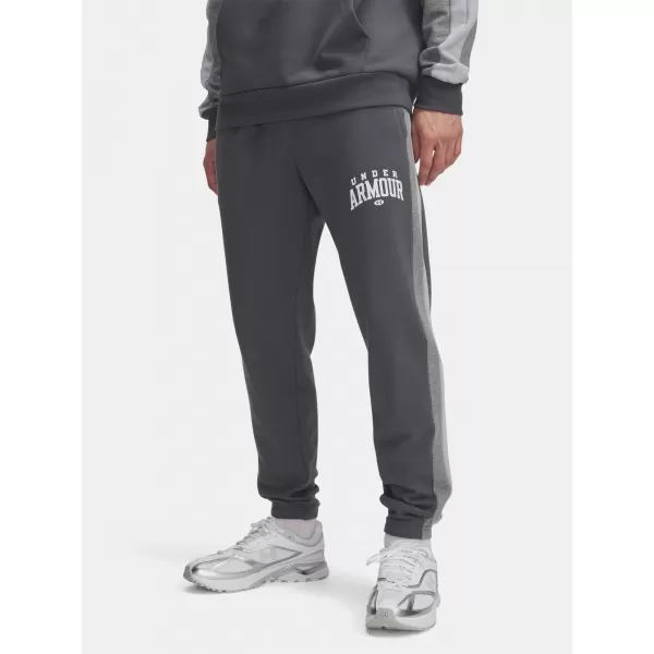  Pánské sportovní kalhoty UNDER ARMOUR UA RIVAL FLC CB PANTS 6003954-025 ŠEDÁ 