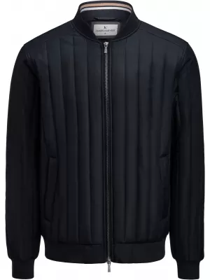 Pánská prošívaná bunda JAMES HARVEST | SCARSDALE JACKET MEN BLACK