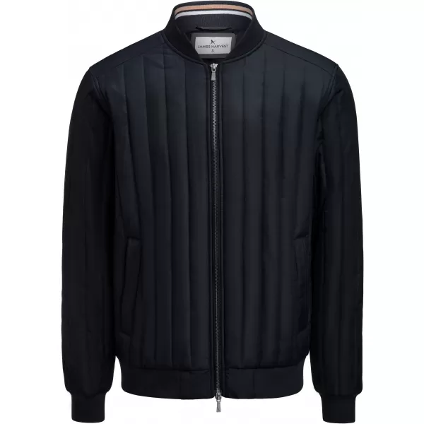  Pánská prošívaná bunda JAMES HARVEST | SCARSDALE JACKET MEN BLACK 