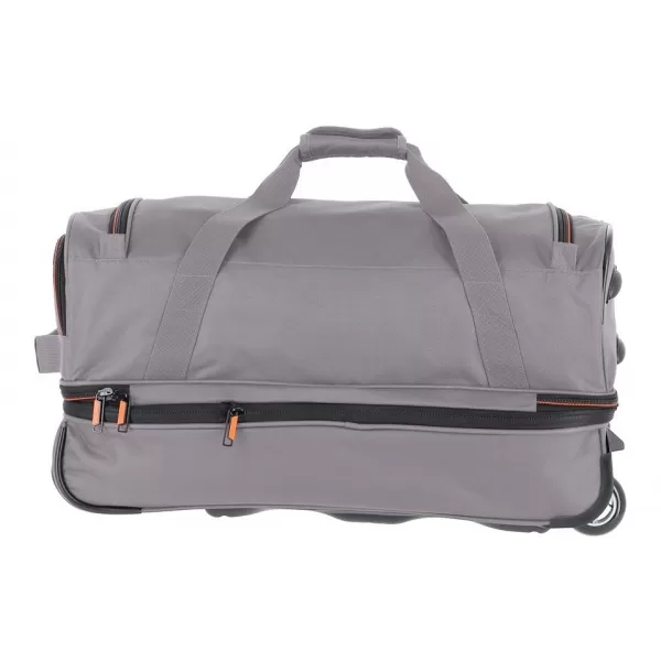  Taška TRAVELITE BASICS WHEELED DUFFLE S GREY/ORANGE 
