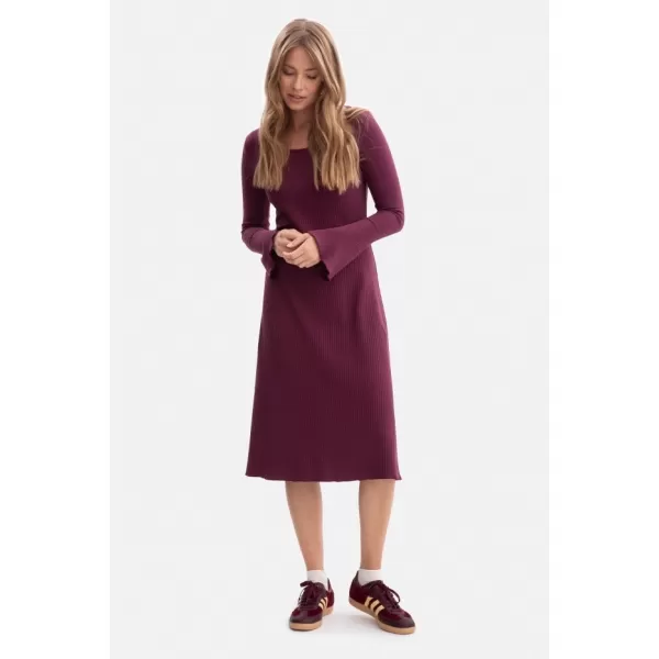  Dámské šaty BEWEAR B308 PLUM 