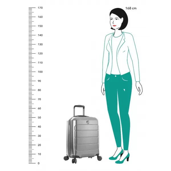  Kufr HEYS ECOCASE S GREY 