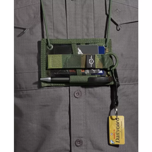  Pouzdro PENTAGON ID CARD HOLDER POUCH CAMO K17096 GREY CAMO 
