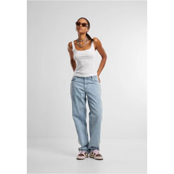  Dámské tílko URBAN CLASSICS TB7513A WHITE/SOFT SALVIA 
